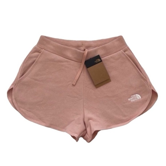 (NWT) The North Face Women's Simple Logo Short in Evening Sand Pink - Picture 3 of 14